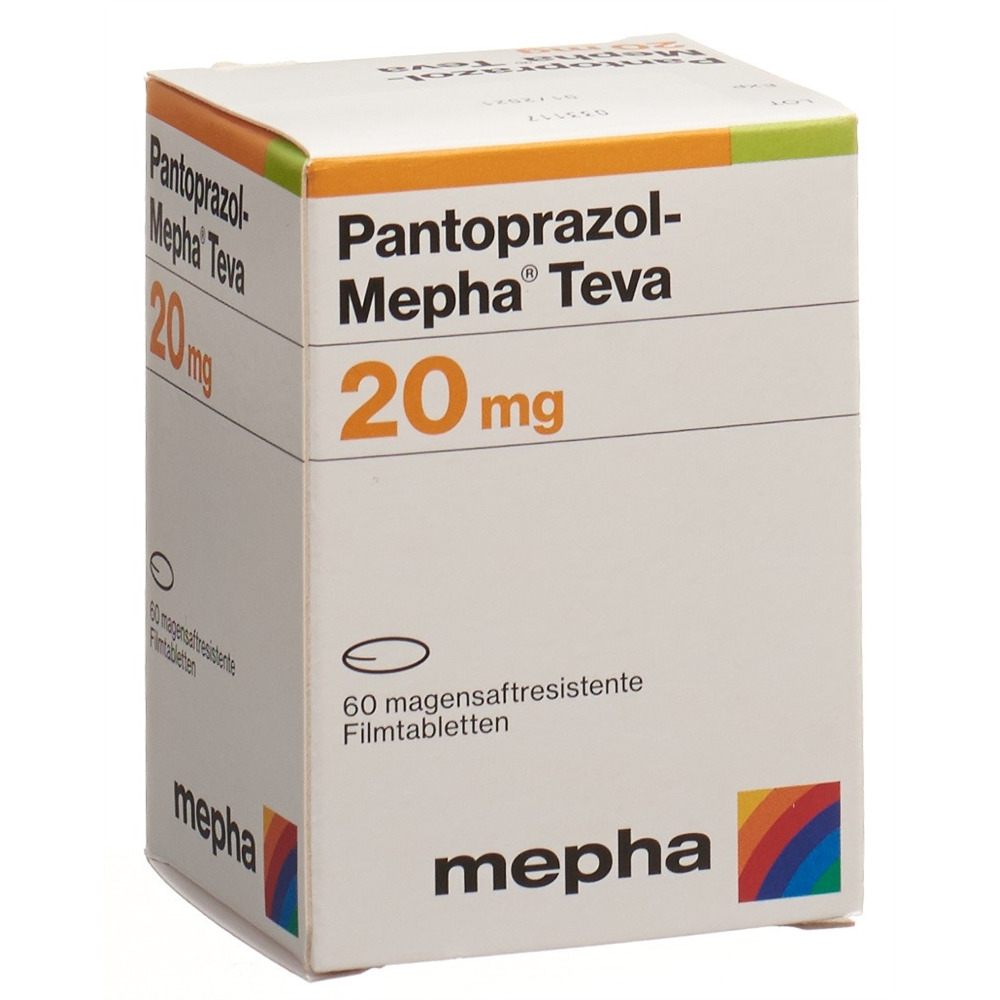 PANTOPRAZOLE Mepha Teva 20 mg, image principale