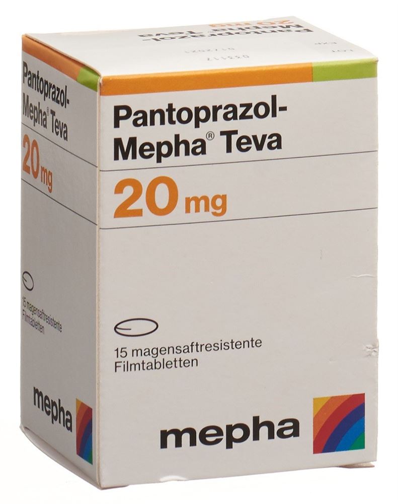 PANTOPRAZOLE Mepha Teva 20 mg, Hauptbild