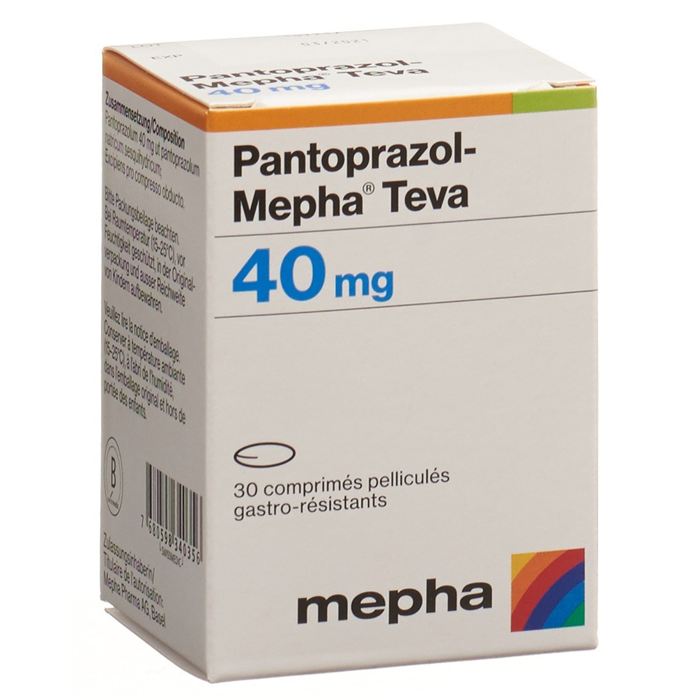 PANTOPRAZOLE Mepha Teva 40 mg, Bild 2 von 2