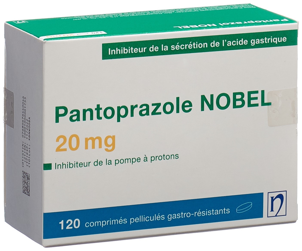 PANTOPRAZOLE NOBEL 20 mg, image 2 sur 2