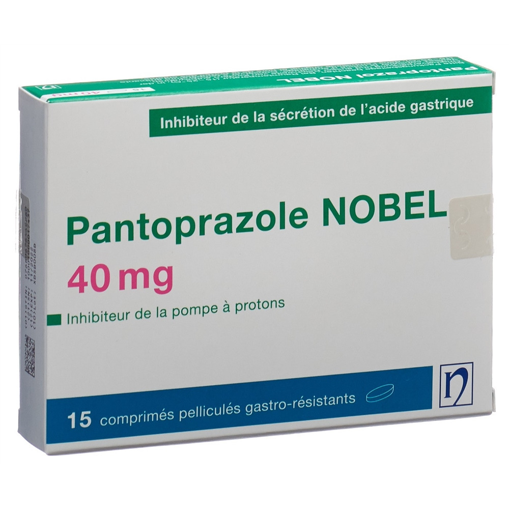 PANTOPRAZOLE NOBEL 40 mg, image 2 sur 2