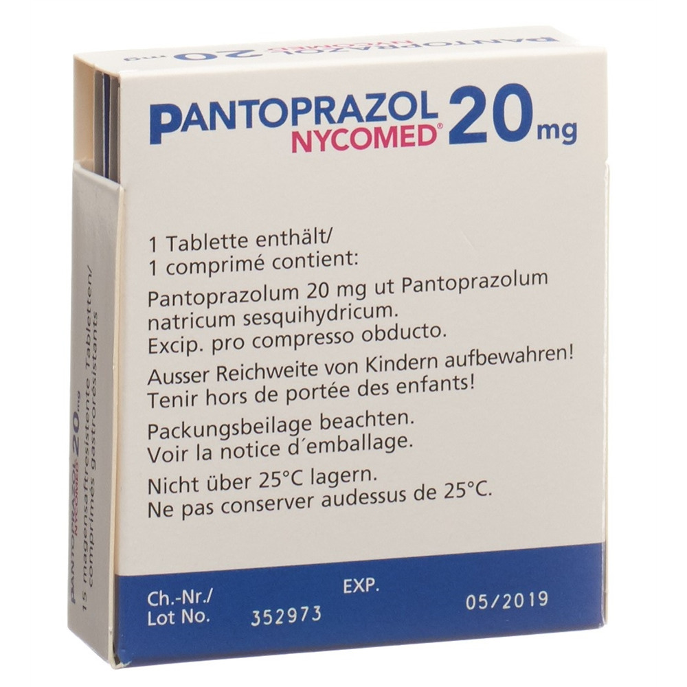 PANTOPRAZOLE Nycomed 20 mg, image 2 sur 2