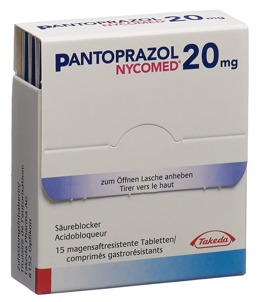 PANTOPRAZOLE Nycomed 20 mg, image principale