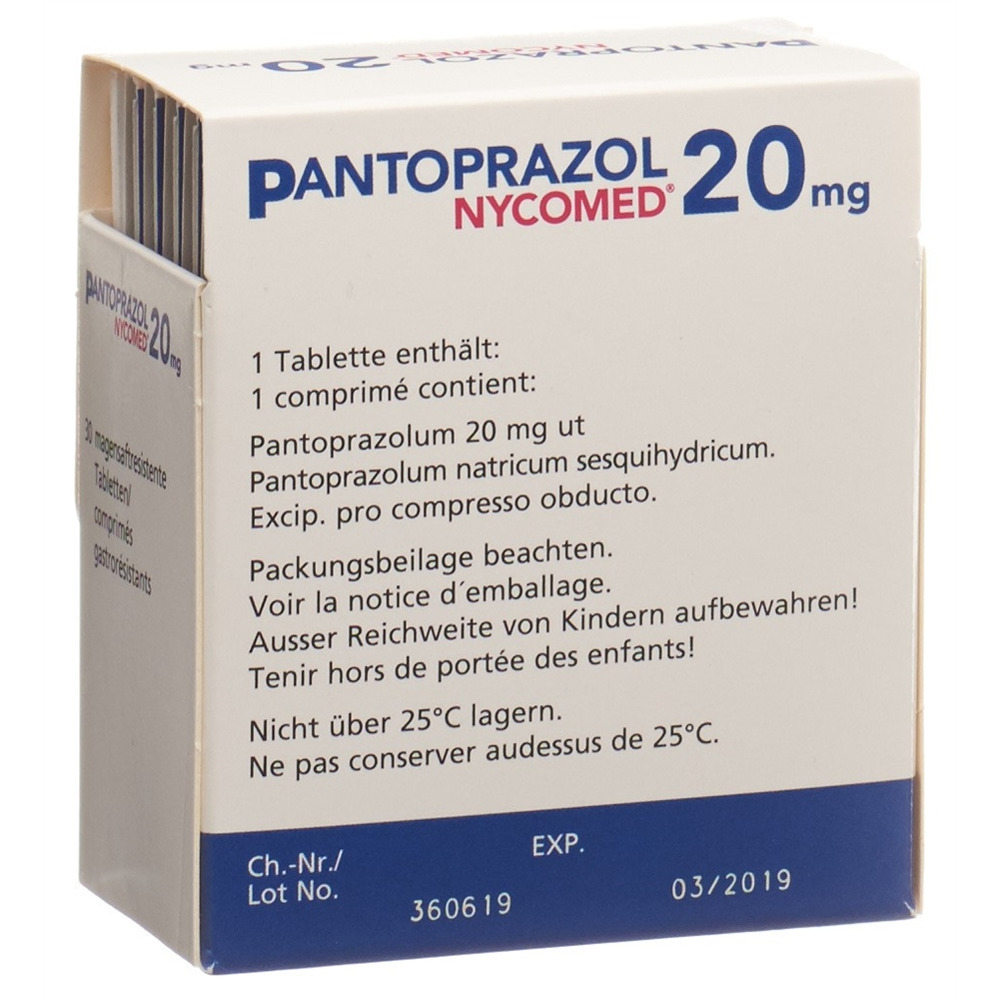 PANTOPRAZOLE Nycomed 20 mg, image 2 sur 2