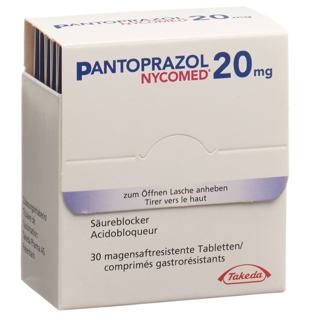 PANTOPRAZOLE Nycomed 20 mg, image principale