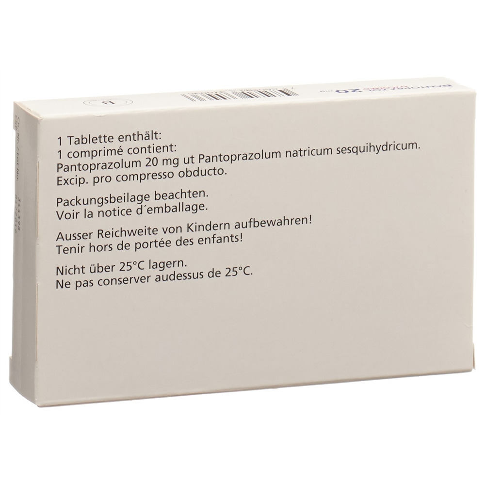 PANTOPRAZOLE Nycomed 20 mg, image 2 sur 2