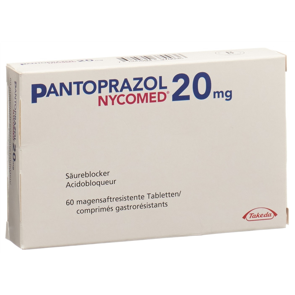 PANTOPRAZOLE Nycomed 20 mg, image principale