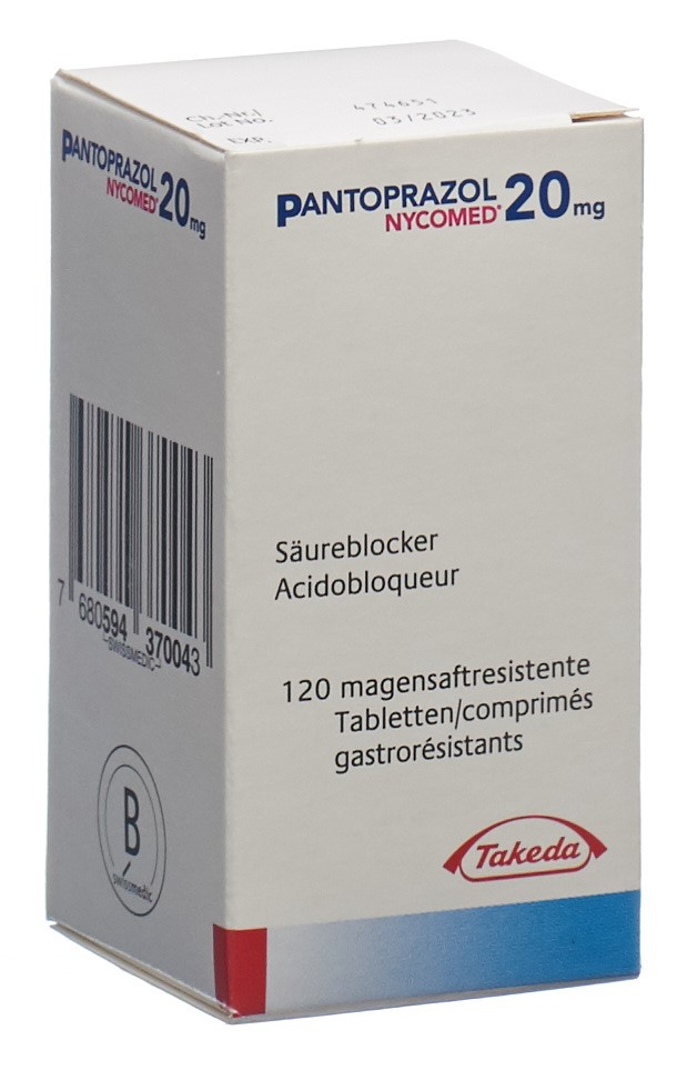 PANTOPRAZOLE Nycomed 20 mg, image principale