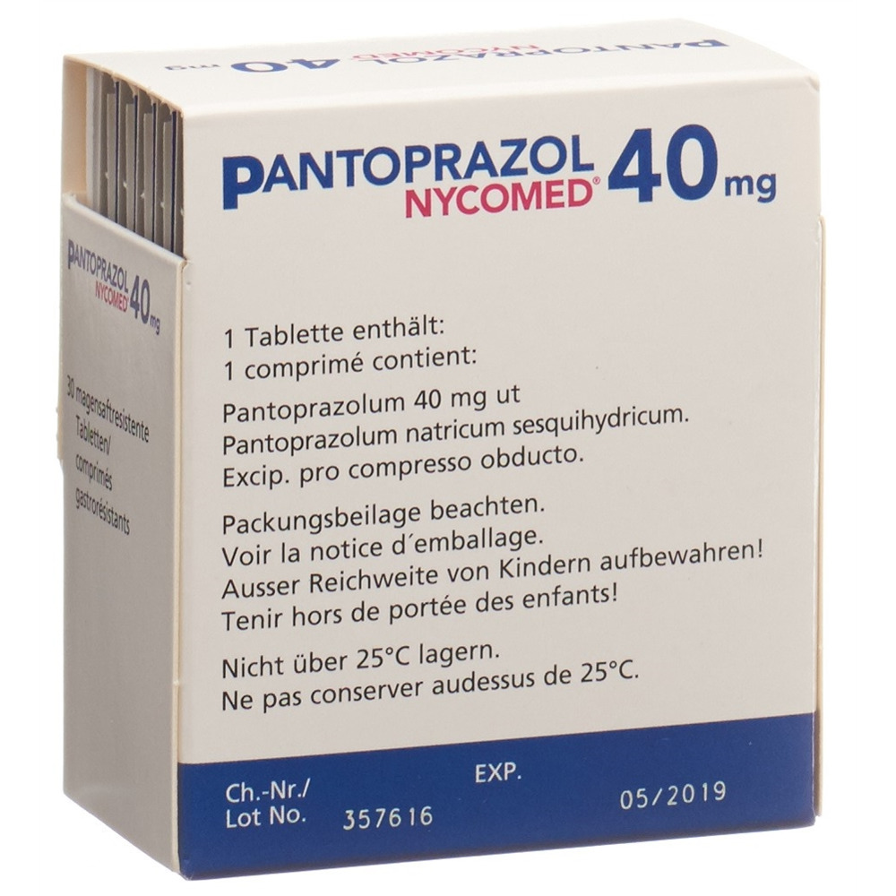 PANTOPRAZOLE Nycomed 40 mg, image 2 sur 2