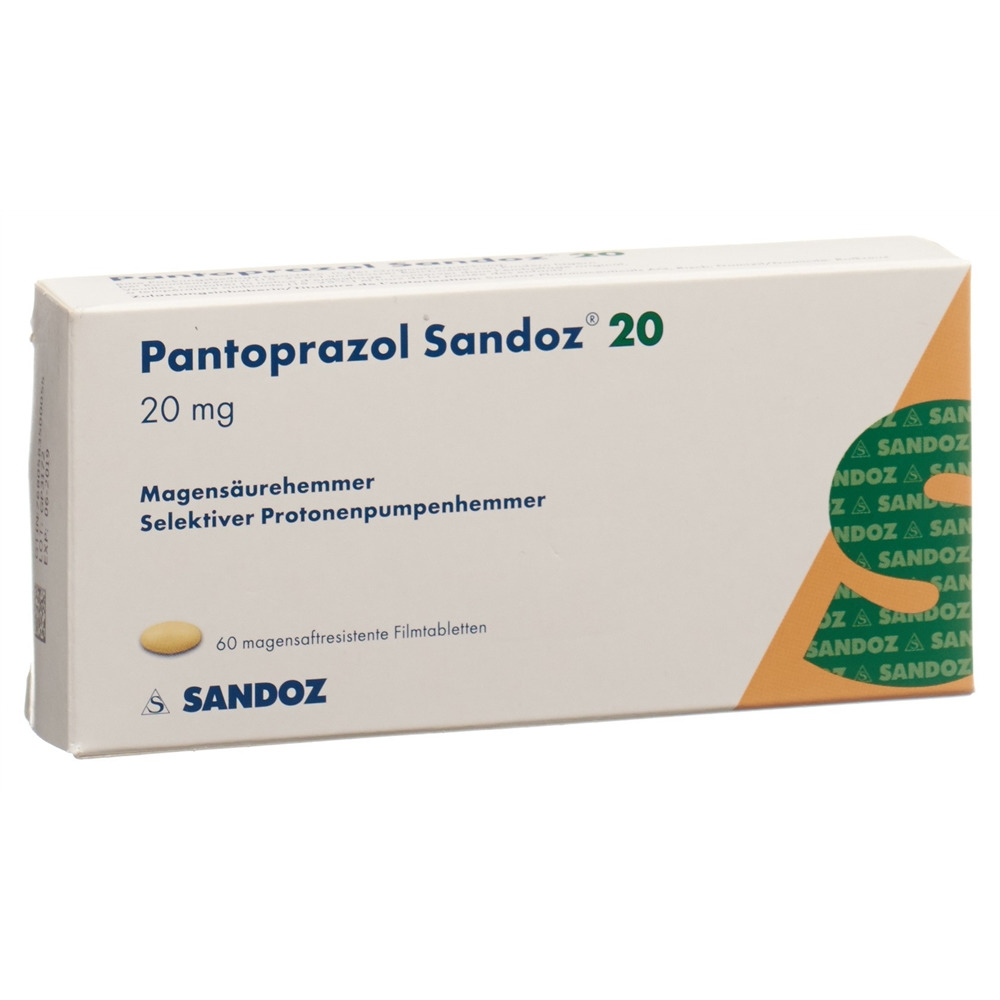 PANTOPRAZOLE Sandoz 20 mg, Hauptbild