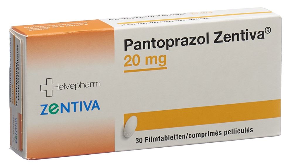 PANTOPRAZOLE Zentiva 20 mg, Hauptbild