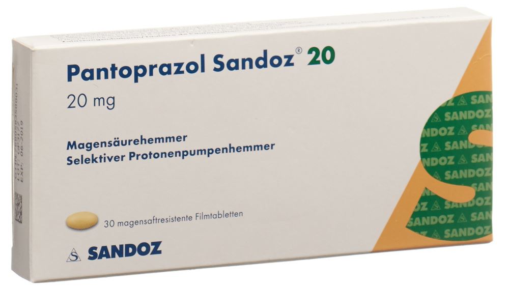 PANTOPRAZOLE Sandoz 20 mg, image principale