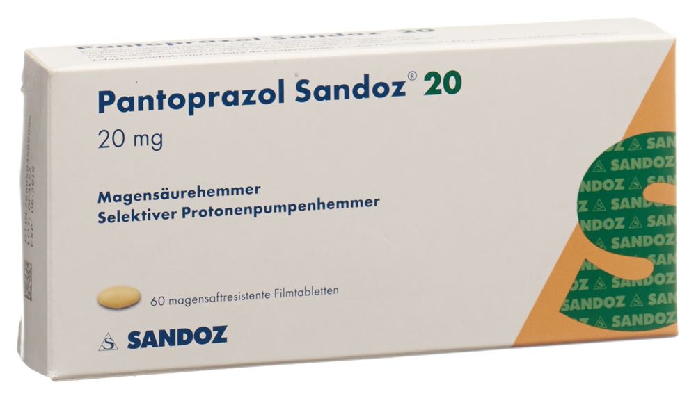 PANTOPRAZOLE Sandoz 20 mg, image principale