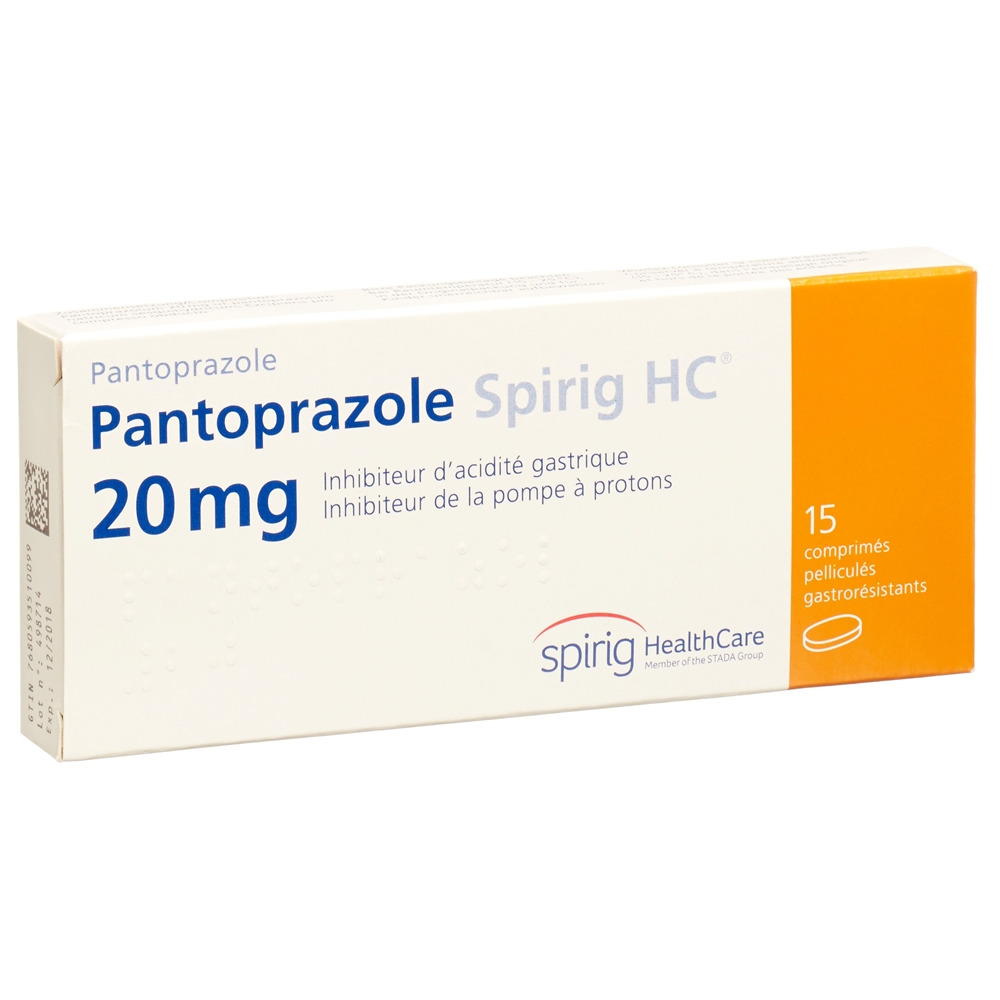 PANTOPRAZOLE Spirig HC 20 mg, image 2 sur 2