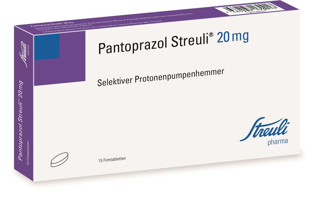 PANTOPRAZOLE Streuli 20 mg, image principale