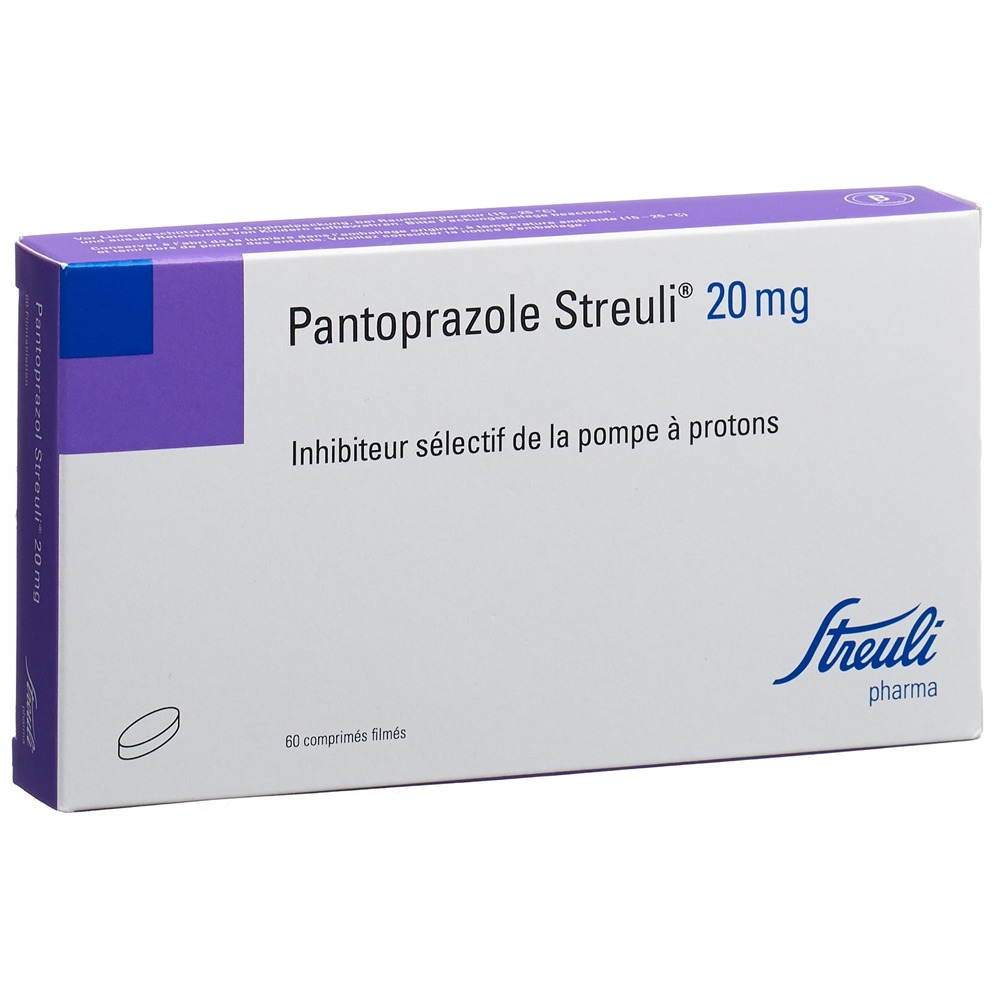 PANTOPRAZOLE Streuli 20 mg, image 2 sur 2