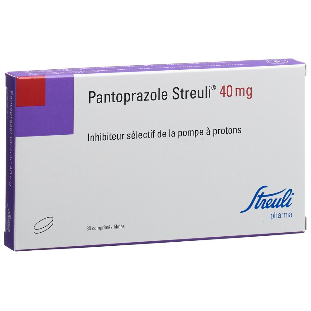 PANTOPRAZOLE Streuli 40 mg, image 2 sur 2