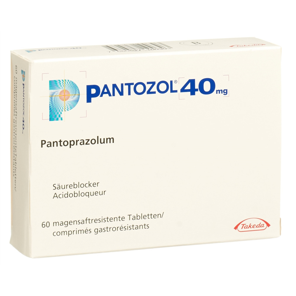 PANTOZOL cpr pell 40 mg blist 60 pce, image principale