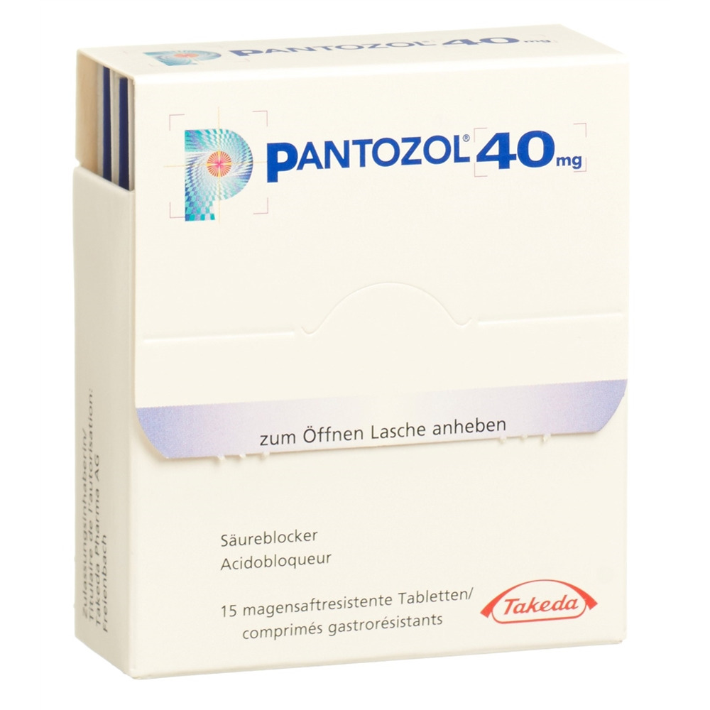 PANTOZOL cpr pell 40 mg PocketPack 15 pce, image principale