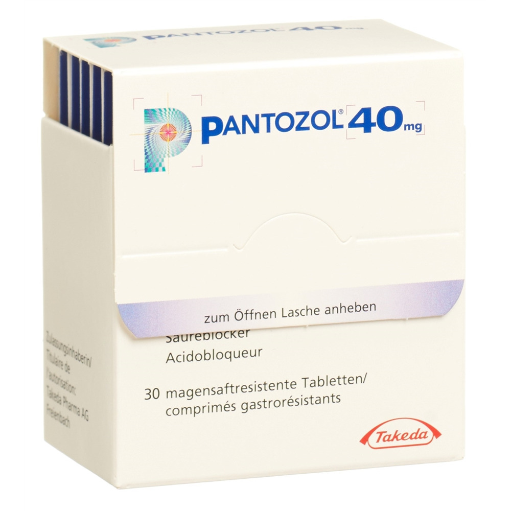 PANTOZOL Filmtabl 40 mg Blist 30 Stk, Hauptbild