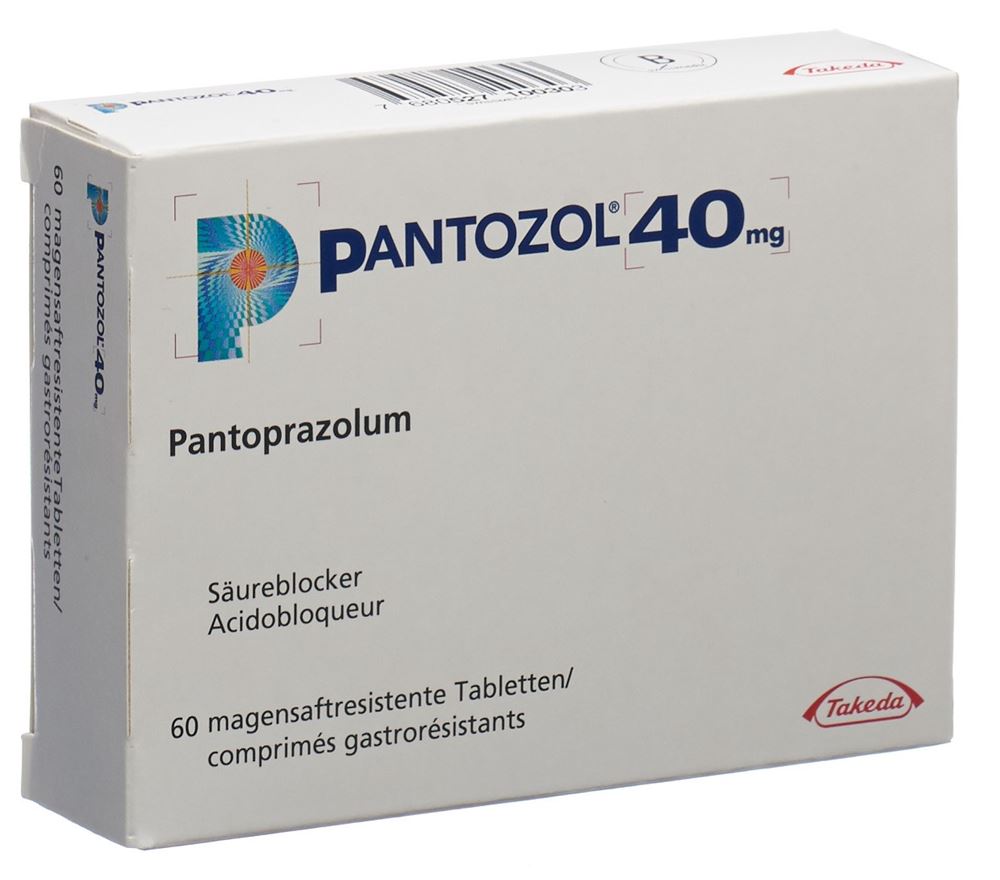 PANTOZOL Filmtabl 40 mg Blist 60 Stk, Hauptbild