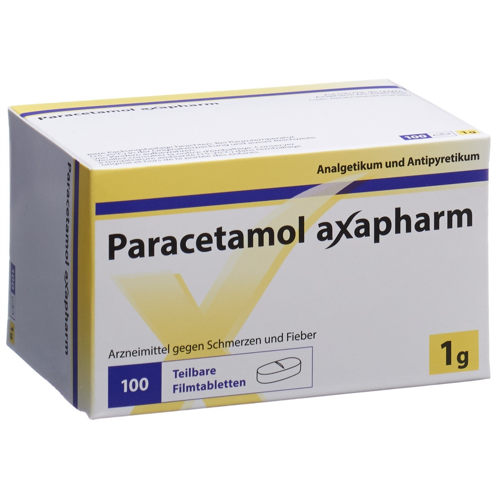 PARACETAMOL axapharm 1 g, image principale