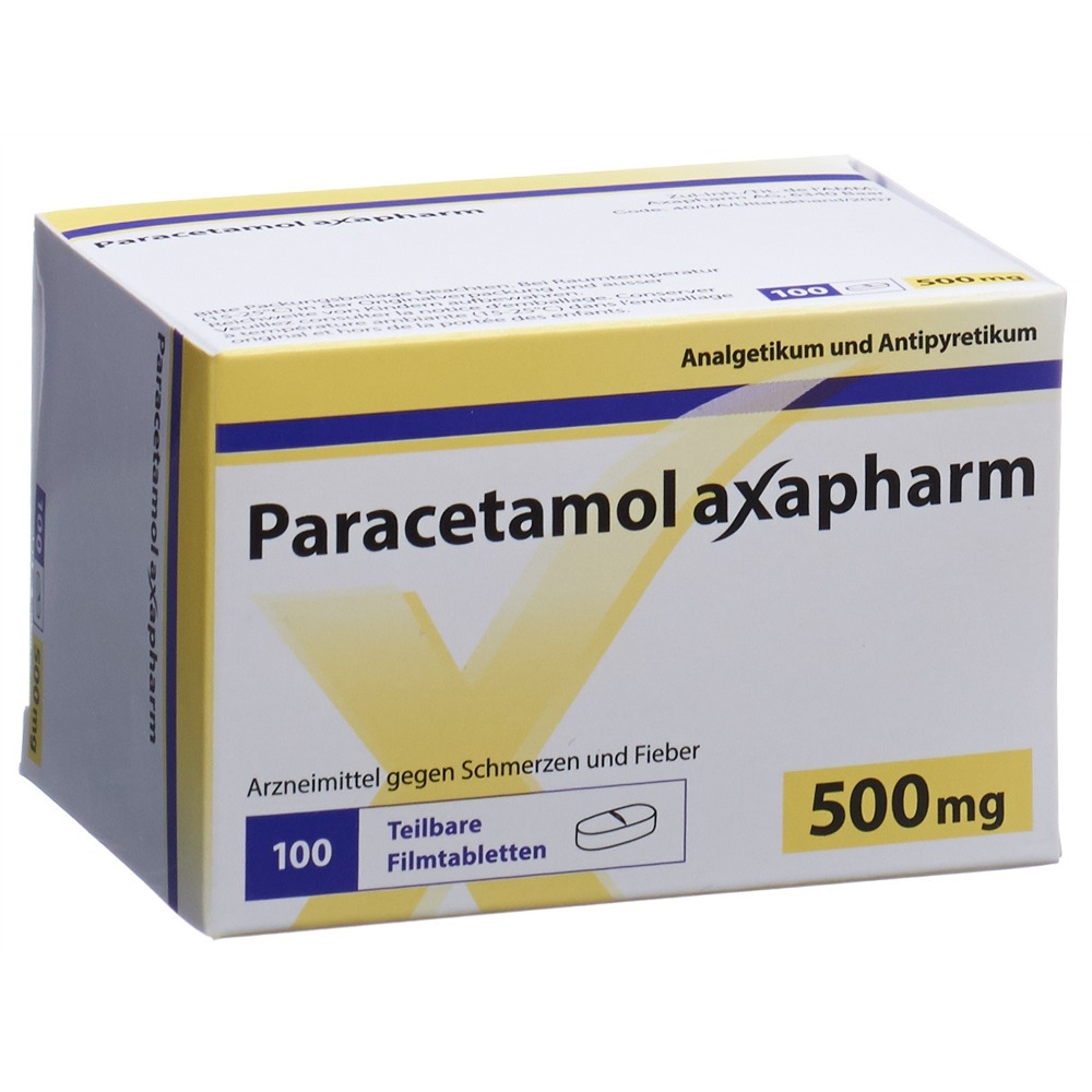 PARACETAMOL axapharm 500 mg, image principale