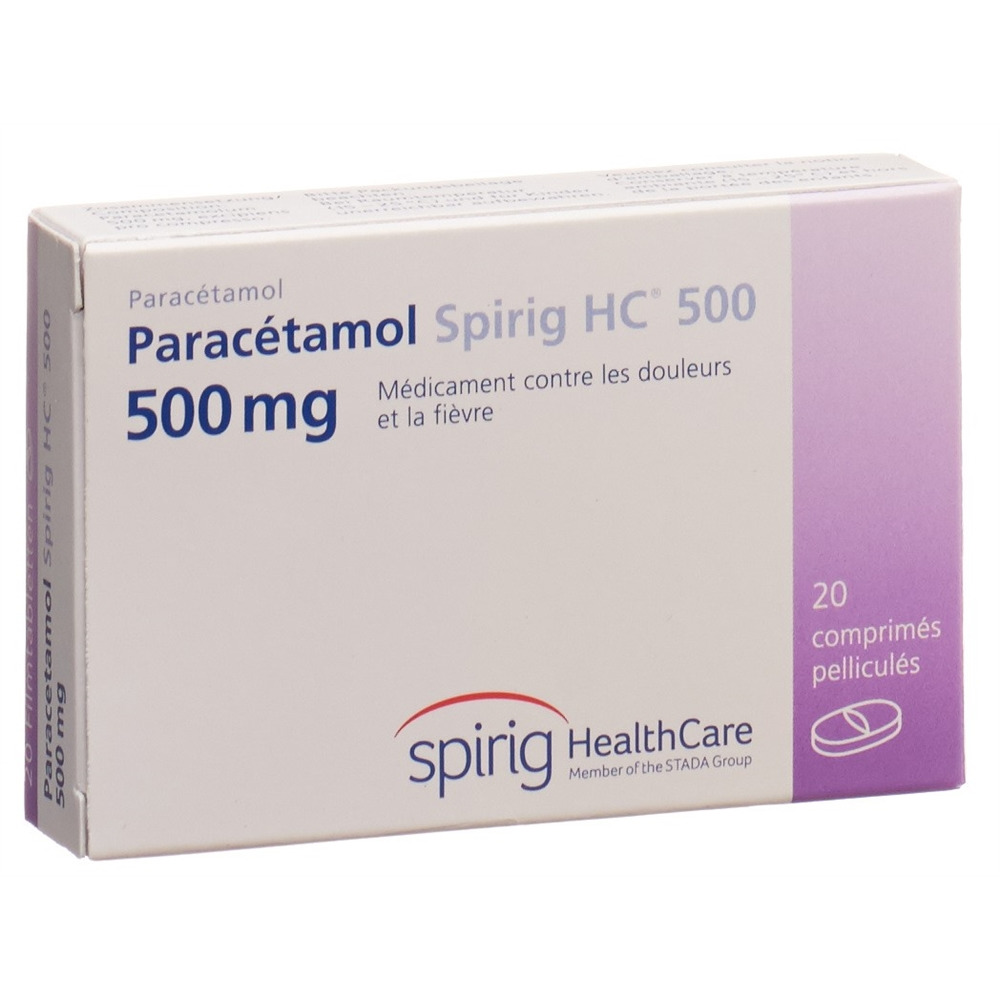 PARACETAMOL Spirig HC 500 mg, Bild 4 von 4