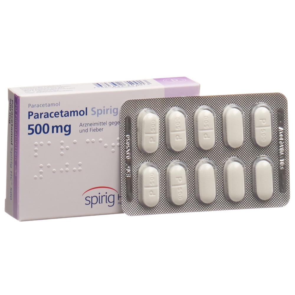 PARACETAMOL Spirig HC 500 mg, Hauptbild