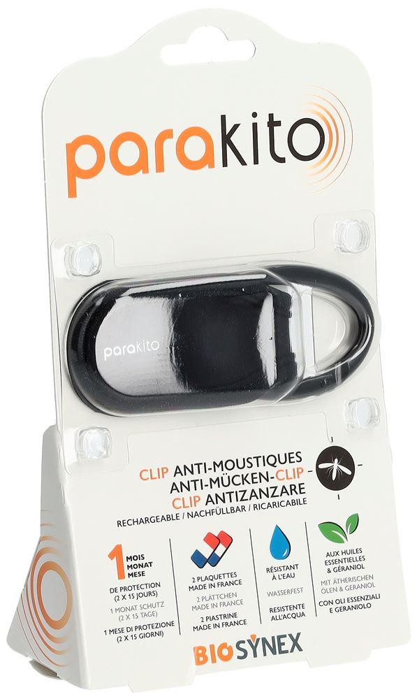 PARAKITO Clip für Kinderwagen oder Rucksack