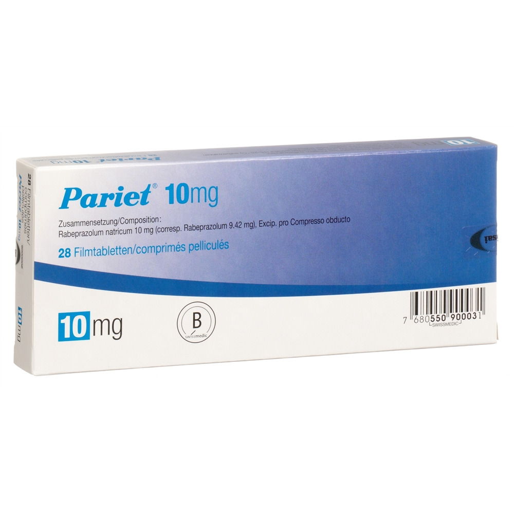 PARIET cpr pell 10 mg blist 28 pce, image 2 sur 2