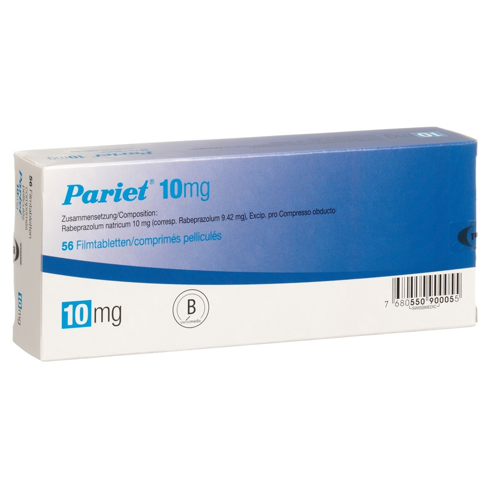 PARIET cpr pell 10 mg blist 56 pce, image 2 sur 2