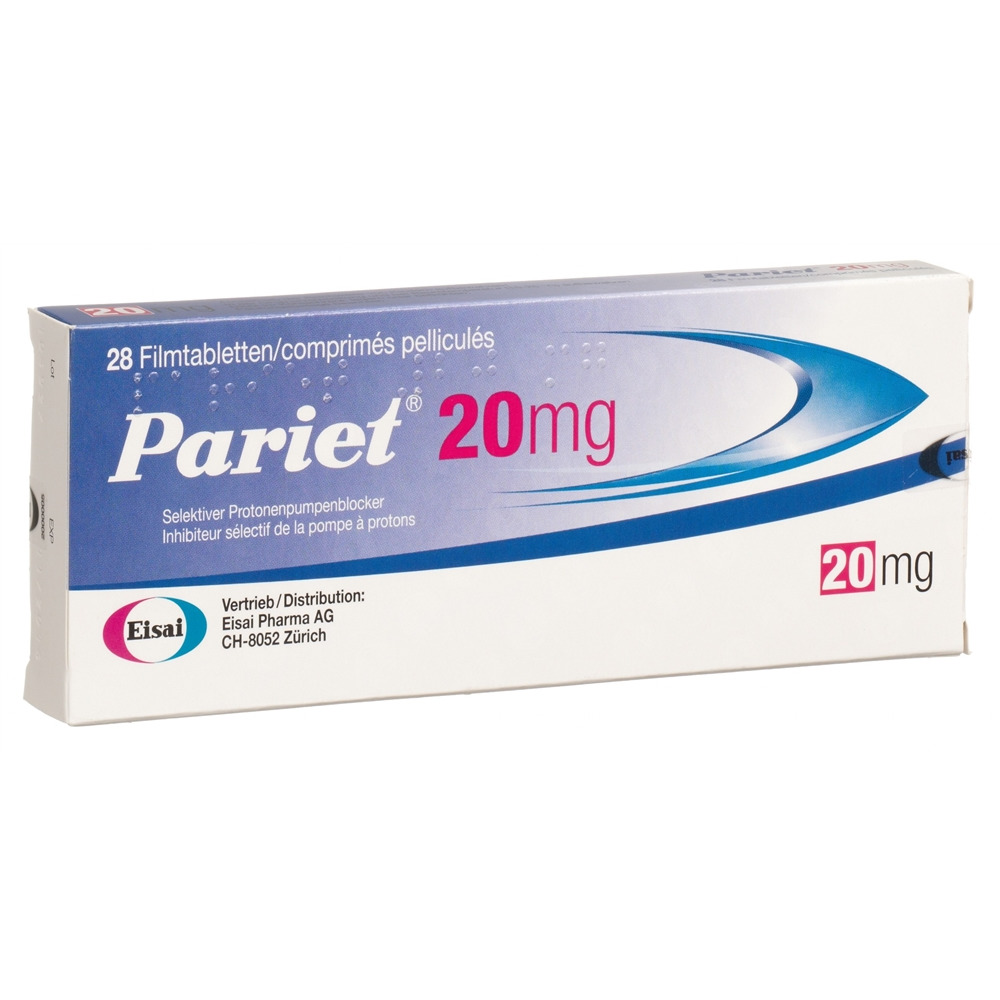 PARIET Filmtabl 20 mg Blist 28 Stk, Hauptbild