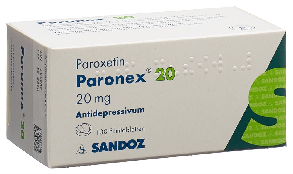 PARONEX cpr pell 20 mg blist 100 pce, image principale