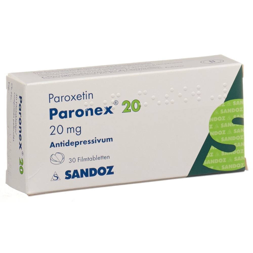 PARONEX Filmtabl 20 mg Blist 30 Stk, Hauptbild