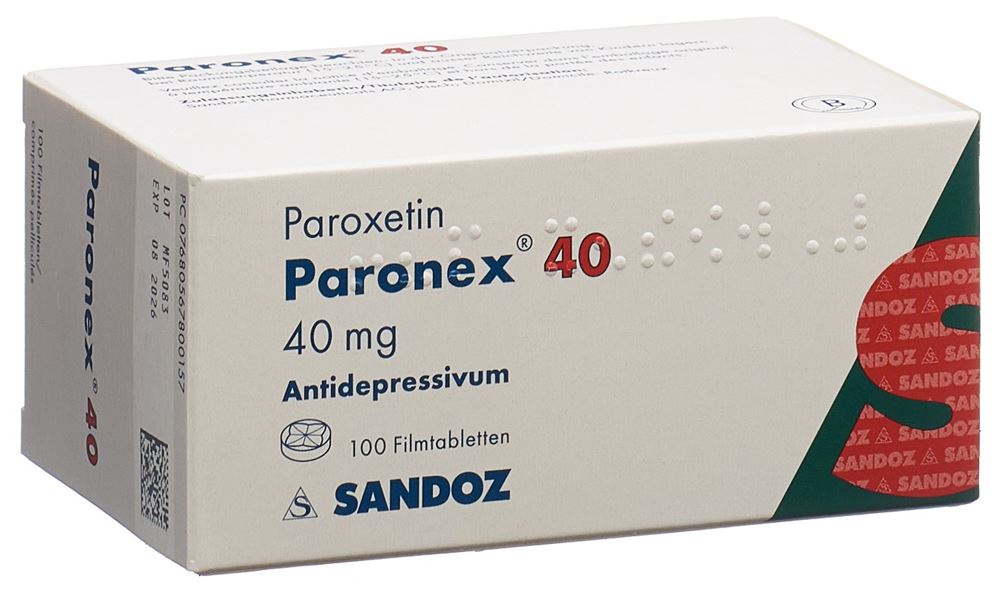 PARONEX Filmtabl 40 mg Blist 100 Stk, Hauptbild