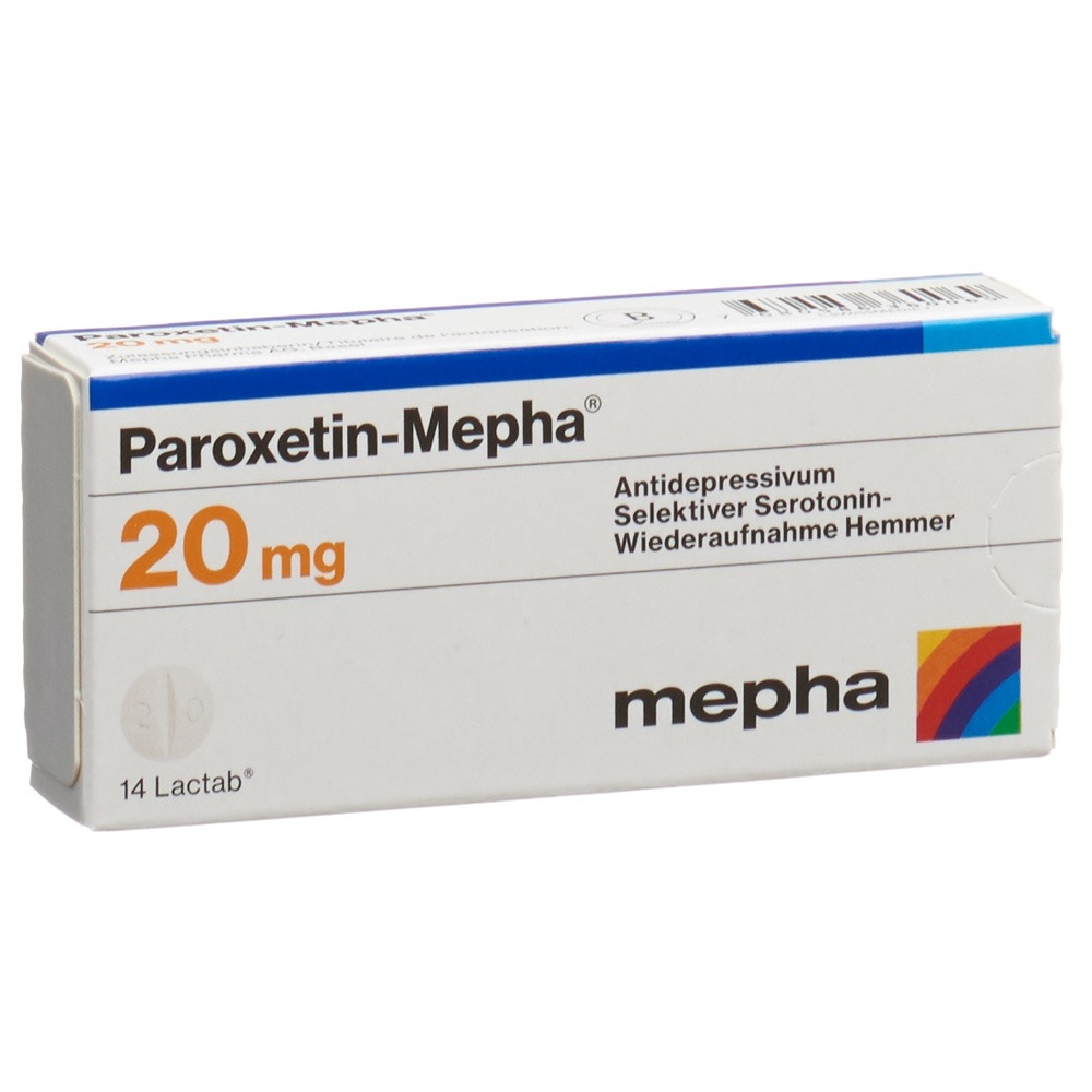 PAROXETINE Mepha 20 mg, image principale