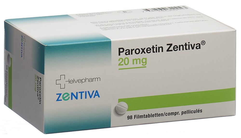 PAROXETINE Zentiva 20 mg, image principale