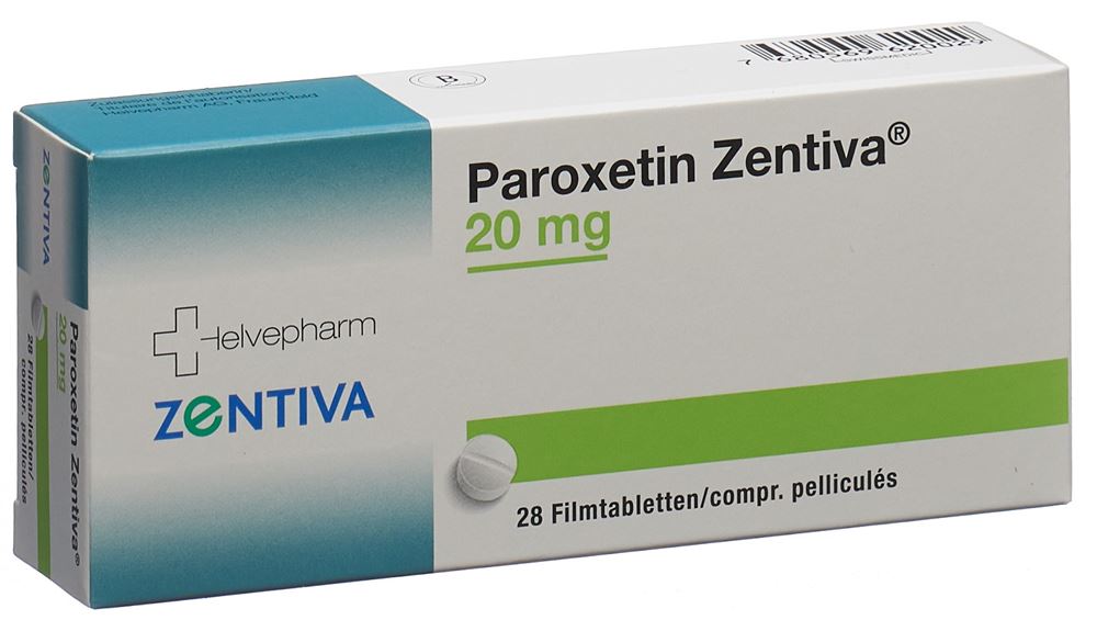 PAROXETINE Zentiva 20 mg, Hauptbild