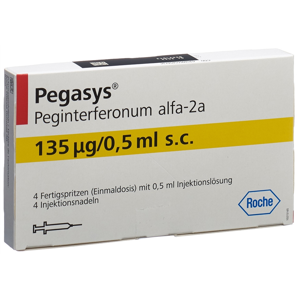 PEGASYS Inj Lös 135 mcg/0.5 ml Fertigspritze Fertspr 0.5 ml, Hauptbild