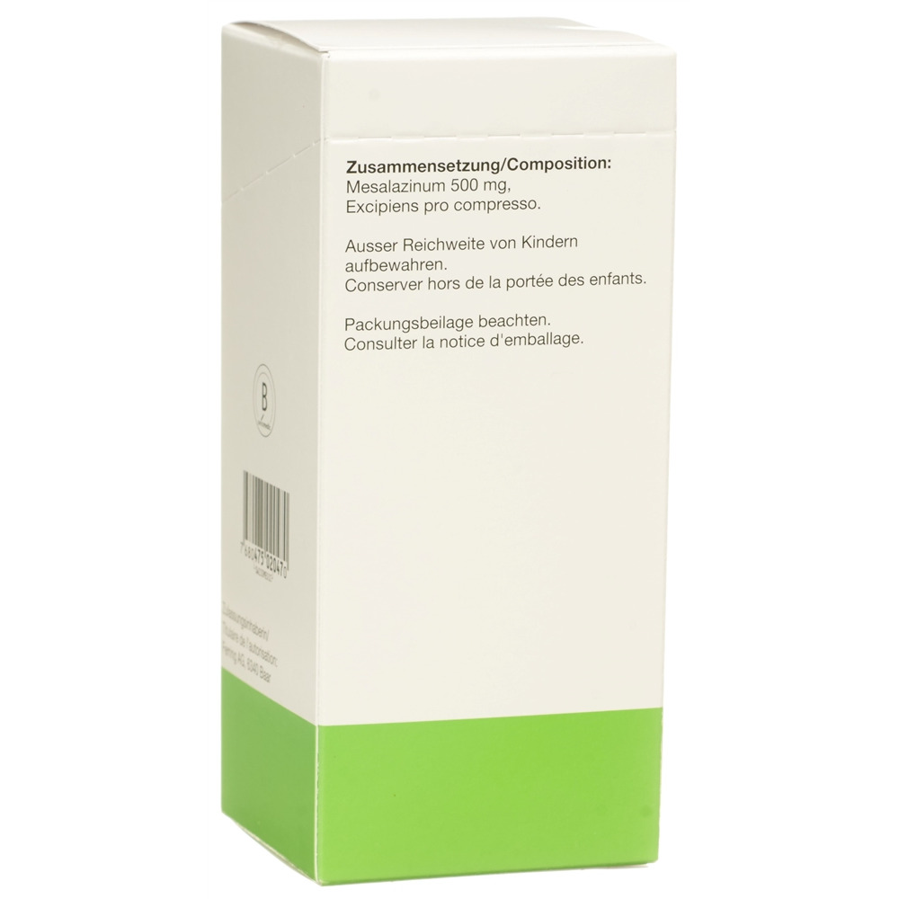 PENTASA cpr dépôt 500 mg blist 100 pce, image 2 sur 2