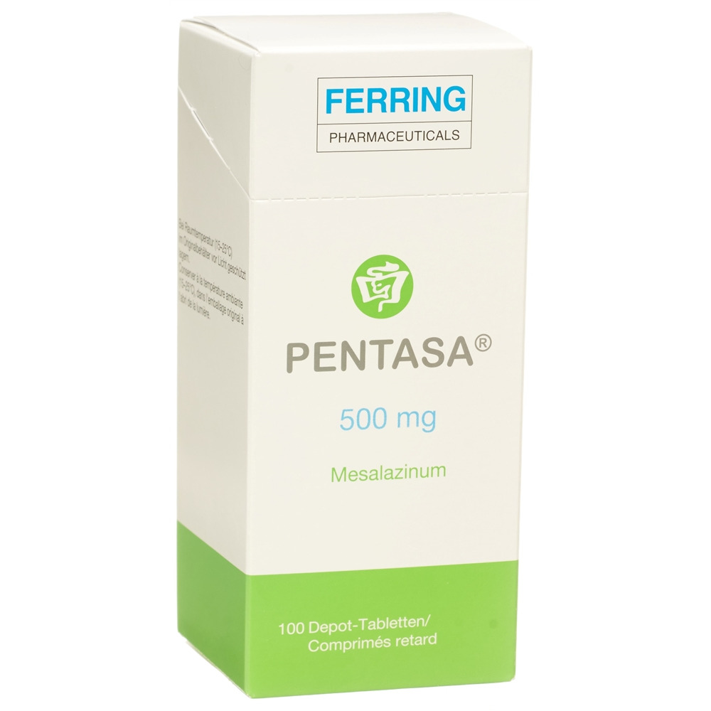 PENTASA cpr dépôt 500 mg blist 100 pce, image principale