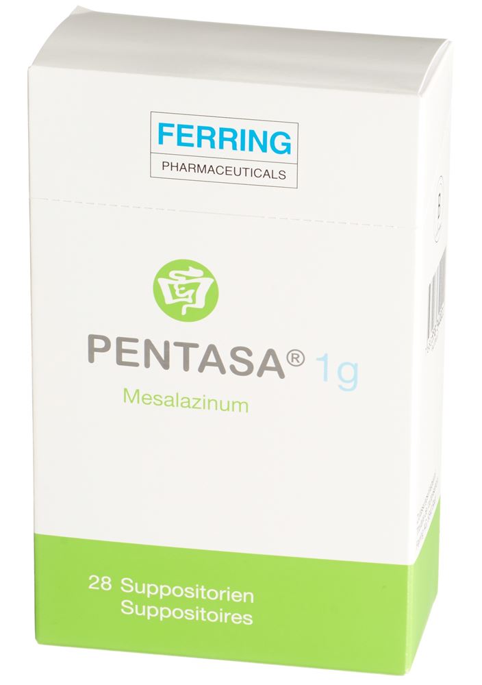 PENTASA supp 1 g blist 28 pce, image principale