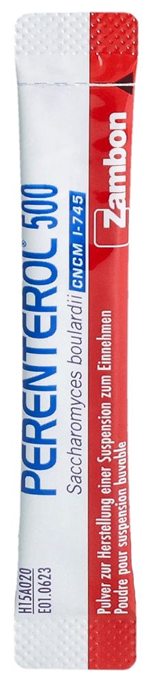 PERENTEROL pdr 500 mg sach 14 pce, image 2 sur 3