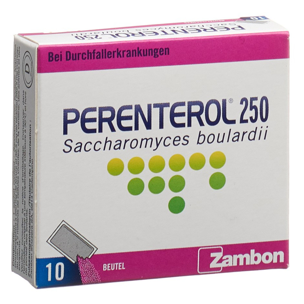 PERENTEROL Plv 250 mg Btl 10 Stk, Bild 2 von 5