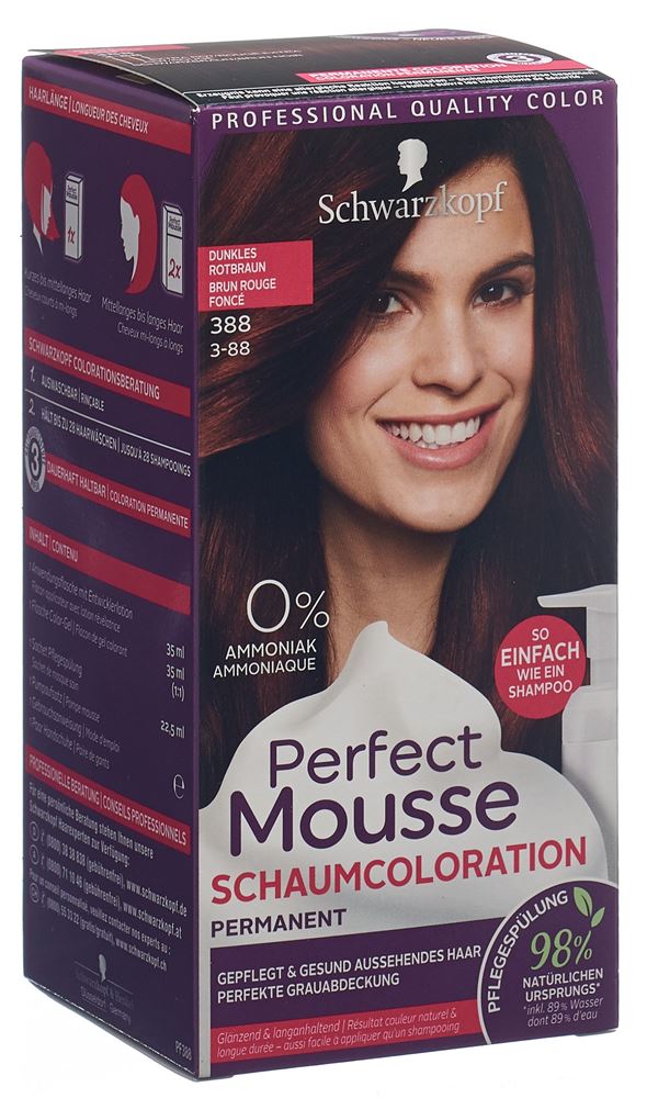 PERFECT MOUSSE 388 brun rouge foncé 1 pce, image principale