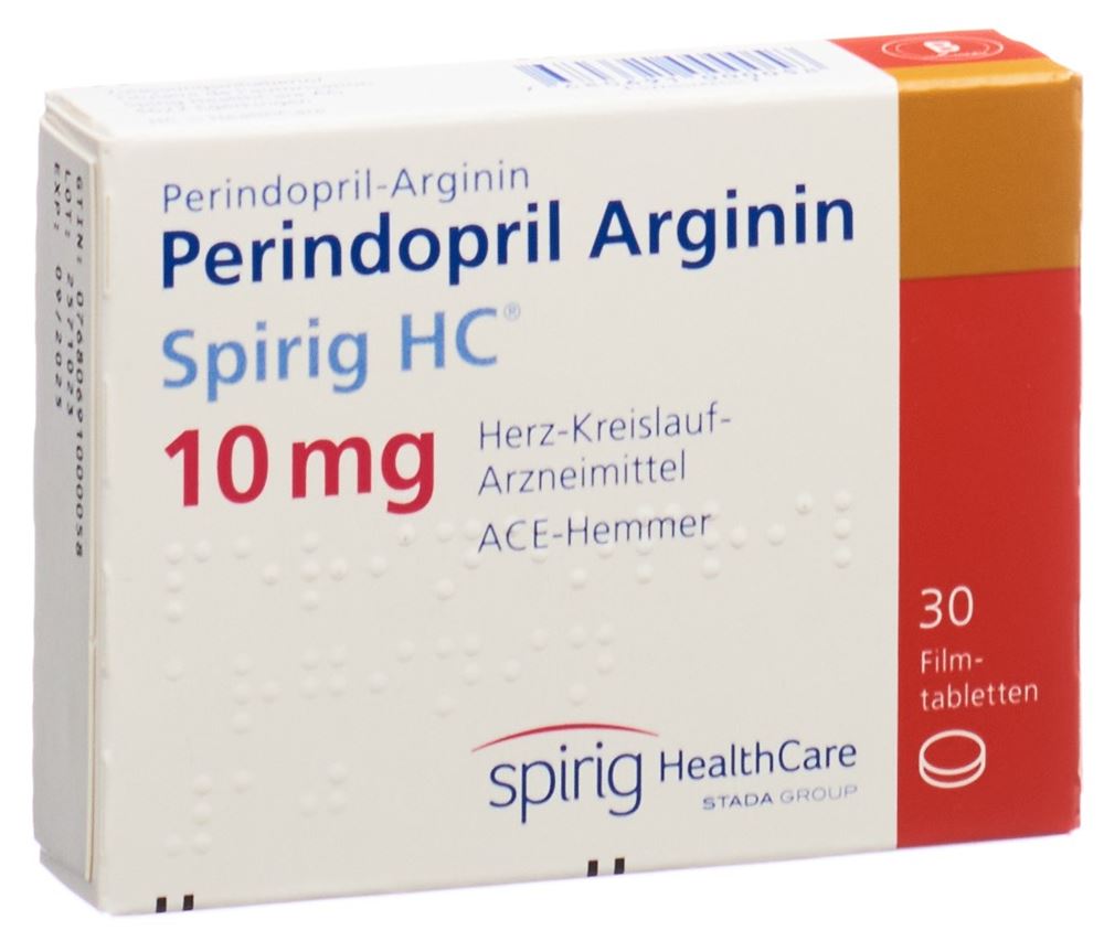 PERINDOPRIL Spirig HC 10 mg, Hauptbild