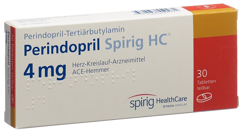 PERINDOPRIL Spirig HC 4 mg, Hauptbild