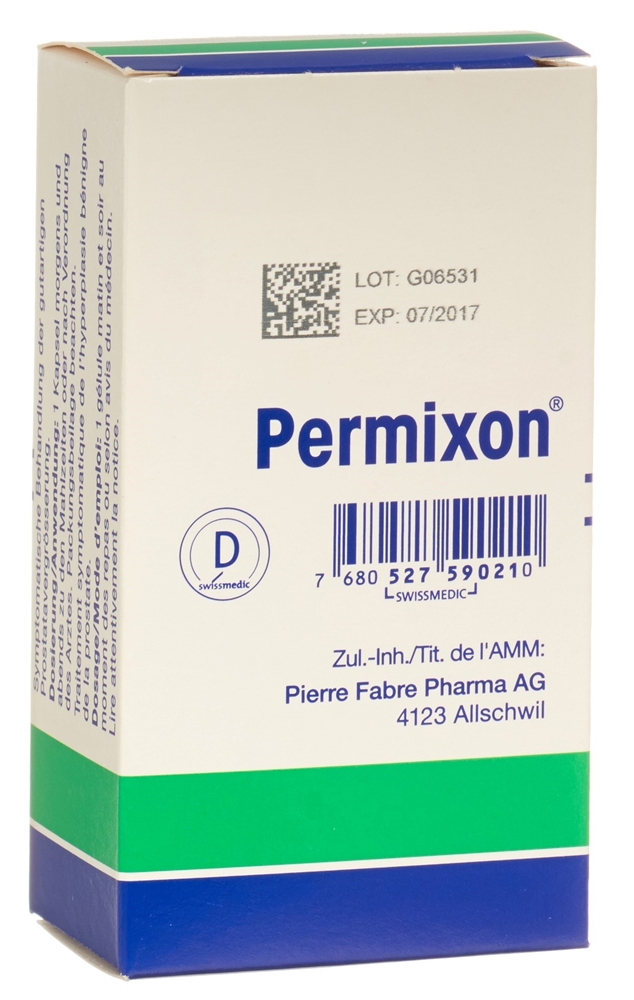 PERMIXON caps 160 mg blist 60 pce, image 2 sur 2