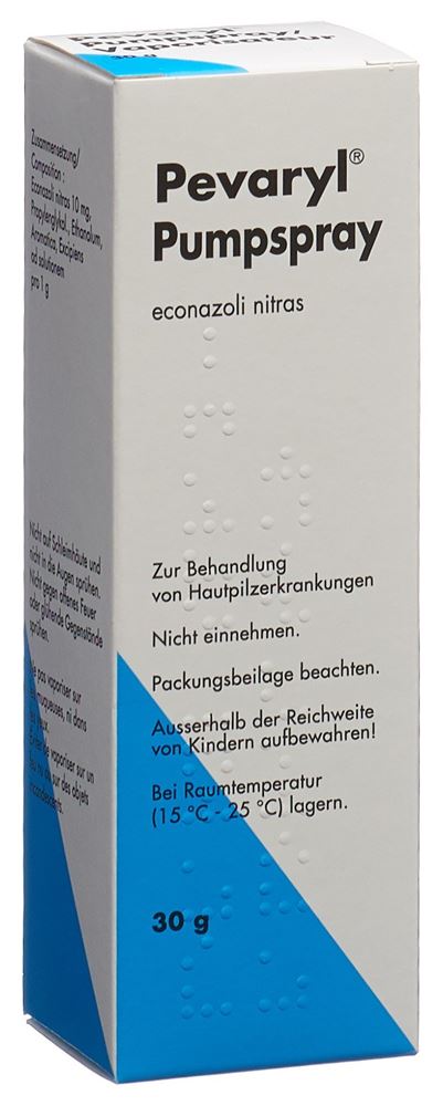 PEVARYL Spray zur Anwendung auf der Haut Fl 30 ml, Hauptbild